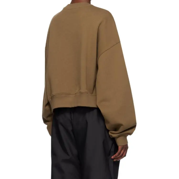 WARDROBE.NYC Sweatshirt Women's Brown-1
