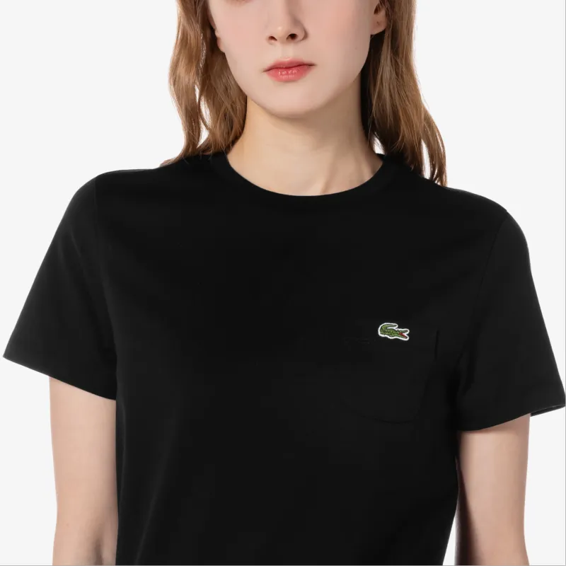 LACOSTE T Shirts Women's Black-3
