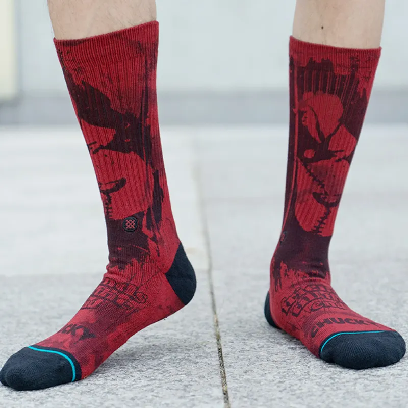 Stance x GUIWAQIAJI LIANMINGKUAN Knee-High Socks Unisex Black-1