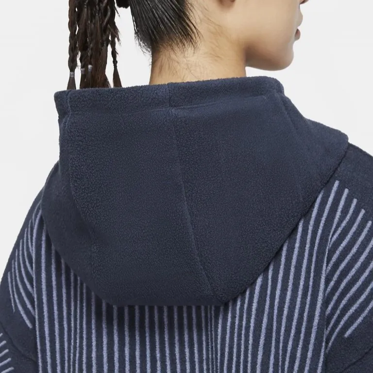 Nike Sweatshirts Women's Lightning Blue/Metallic Silver-3