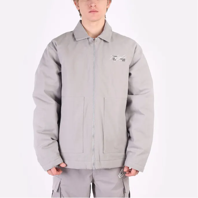 Jordan Flight Heritage AIR JORDAN FLIGHT HERITAGE JACKET Jackets & Coats Men's Mystery Stone-4