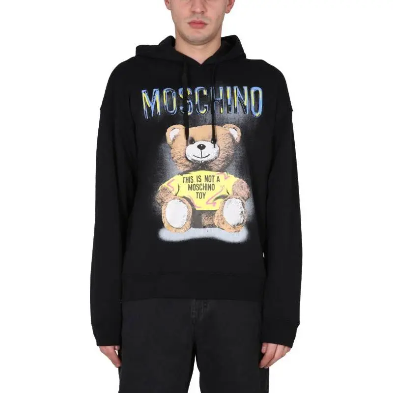 MOSCHINO Sweatshirts Men Black-3