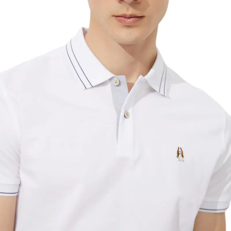 Hush Puppies Polo Shirt Men's White-1