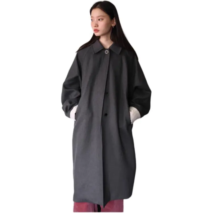 SUPERSCAPE Coats Women's Black Gray-4