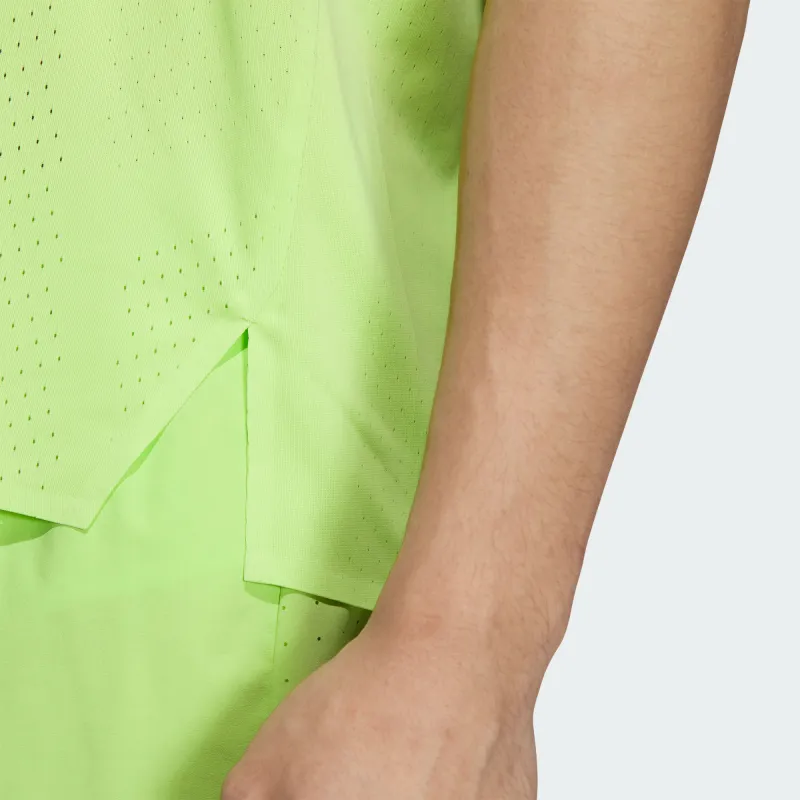 Adidas Tank Top Unisex Pulse Lime Green/Dark Silver Gray-5