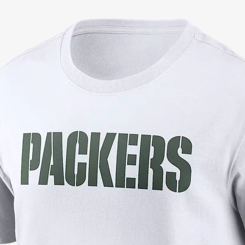 Nike Green Bay Packers Primetime Wordmark Essential Men's Nike Nfl T Shirt-3