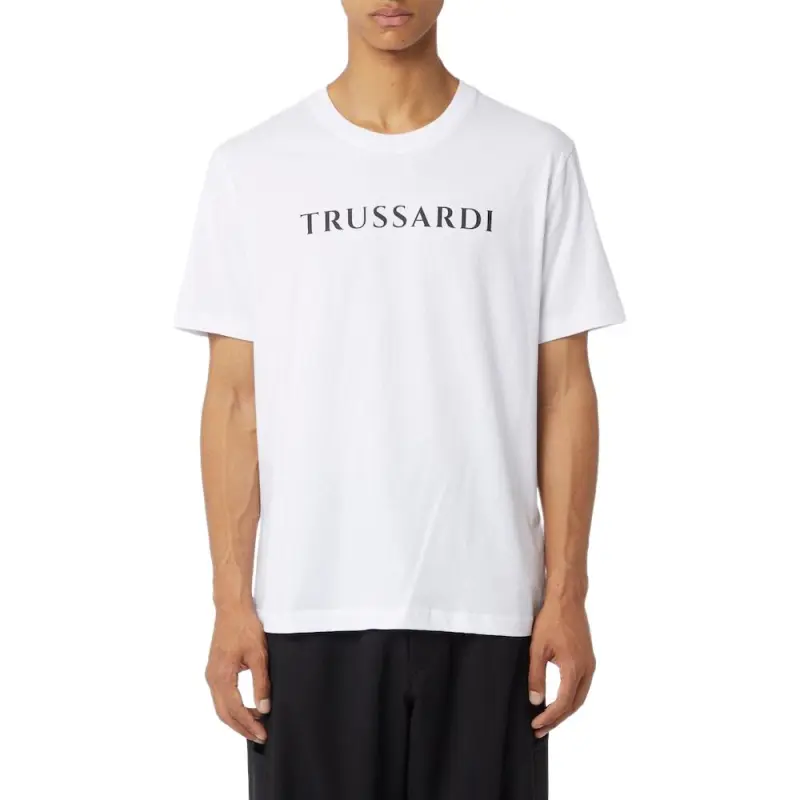 TRUSSARDI Logo-print Cotton T-shirt-1