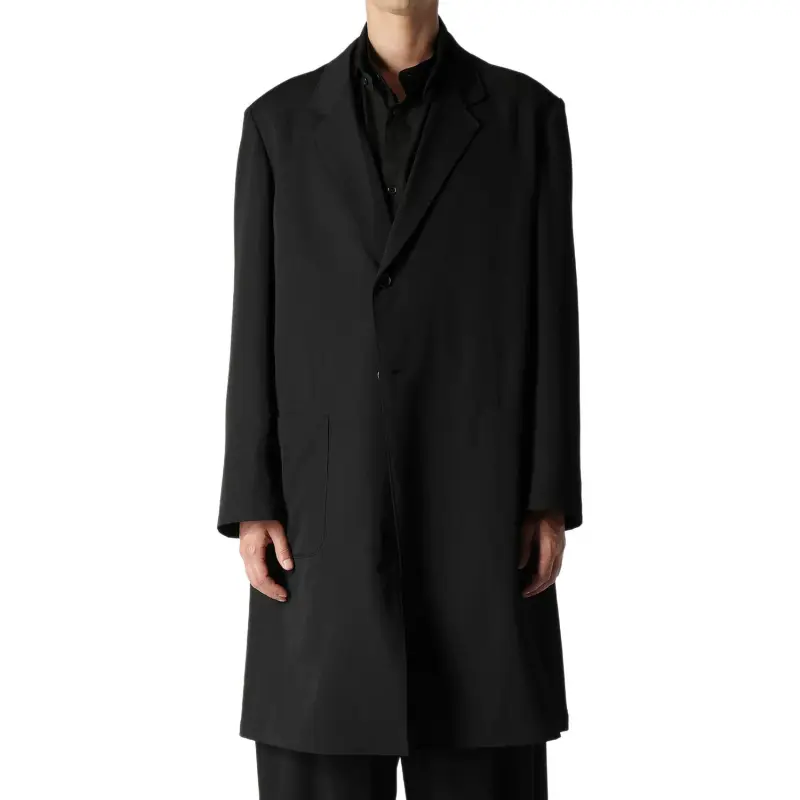 Yohji Yamamoto Tuxedo Attachable collar Jacket-3