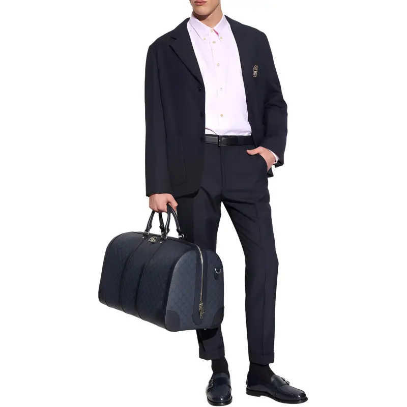 GUCCI Double G Cotton Oxford Shirt-1