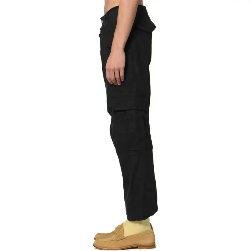 RHUDE Cargo Pants Men Black-2