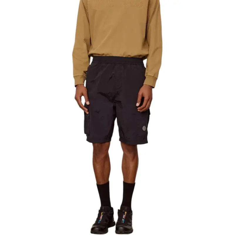 STONE ISLAND Casual Shorts Men's Black-2