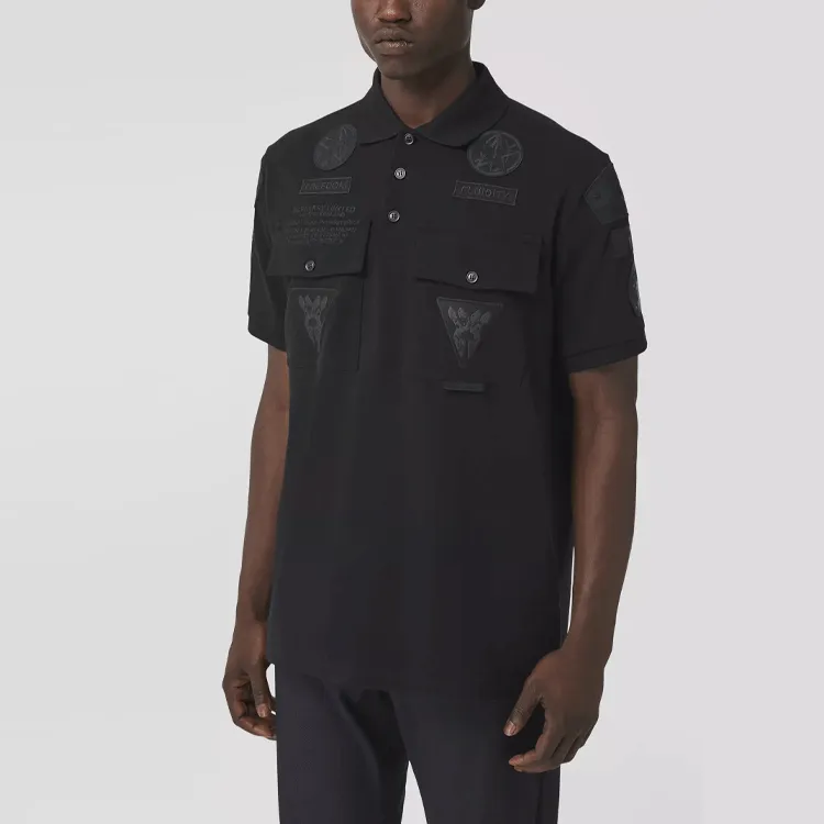 Burberry Polo Shirt Men's Black-1