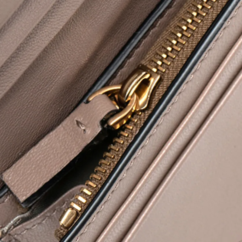 Valentino Rockstud Cow Leather Wallet Unisex Gold-5