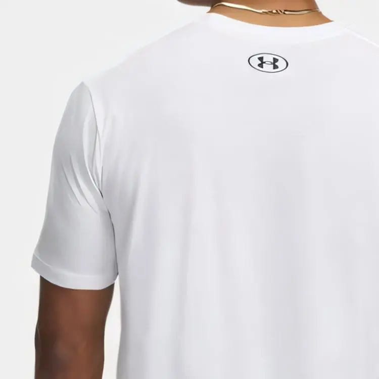 Under Armour Stacked T Shirt Men's White-2