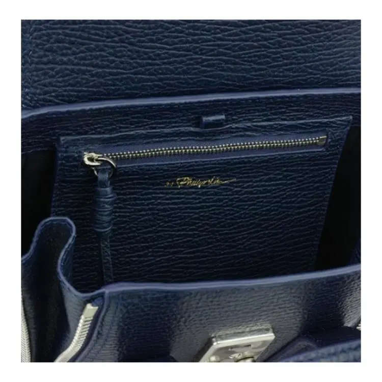 3.1 Phillip Lim Calfskin Handbag Mini Women's Black-4