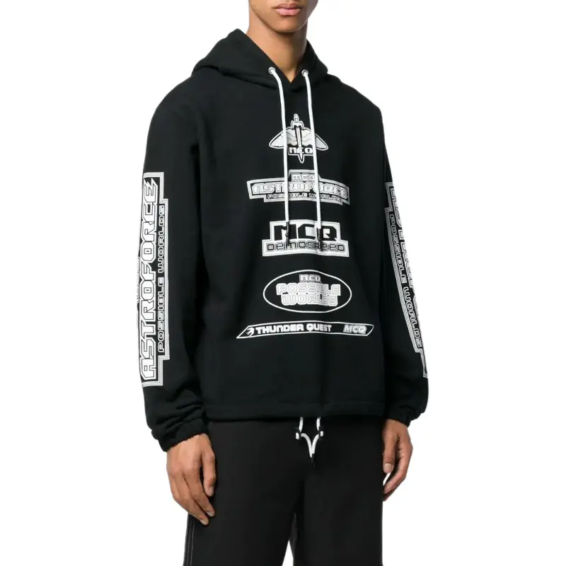 Alexander McQueen Sweatshirts Men Black-3