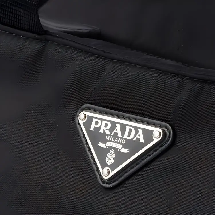 PRADA Re-Nylon Recycled Nylon Shoulder Bag Crossbody Bag Handbag Medium Size Women's Black-3