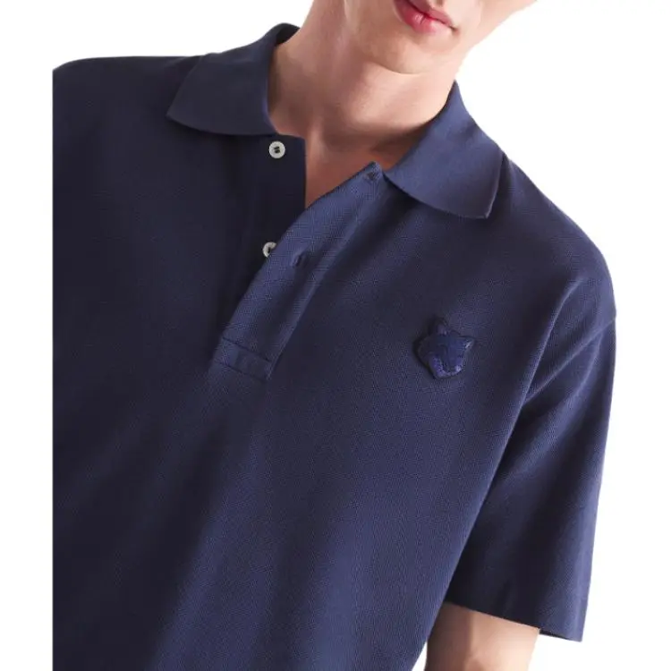 Maison Kitsuné Bold Fox Head Patch Polo Shirt-4