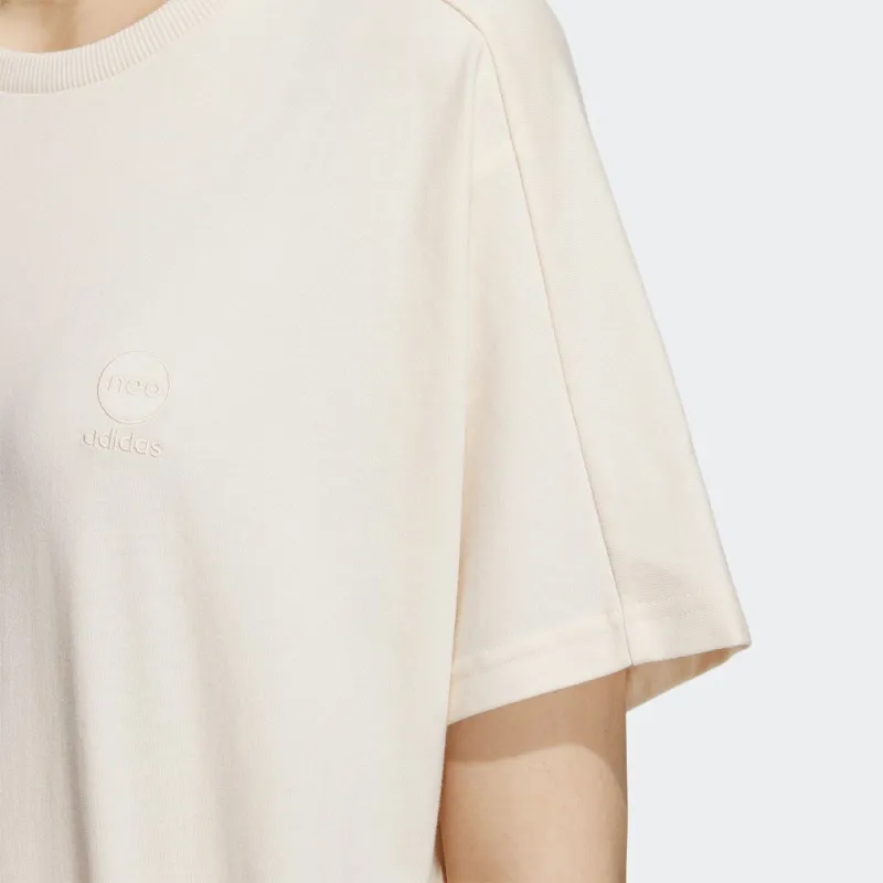Adidas Neo T Shirts Women's Wonder White-5