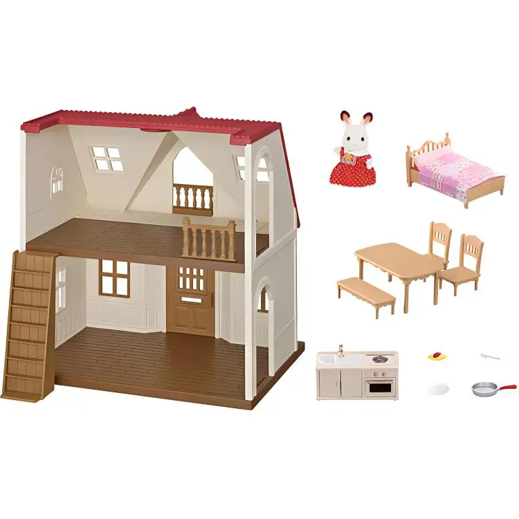 Sylvanian Families Sweet Dream Cottage Dolls Plush Doll Small Size Tall-1