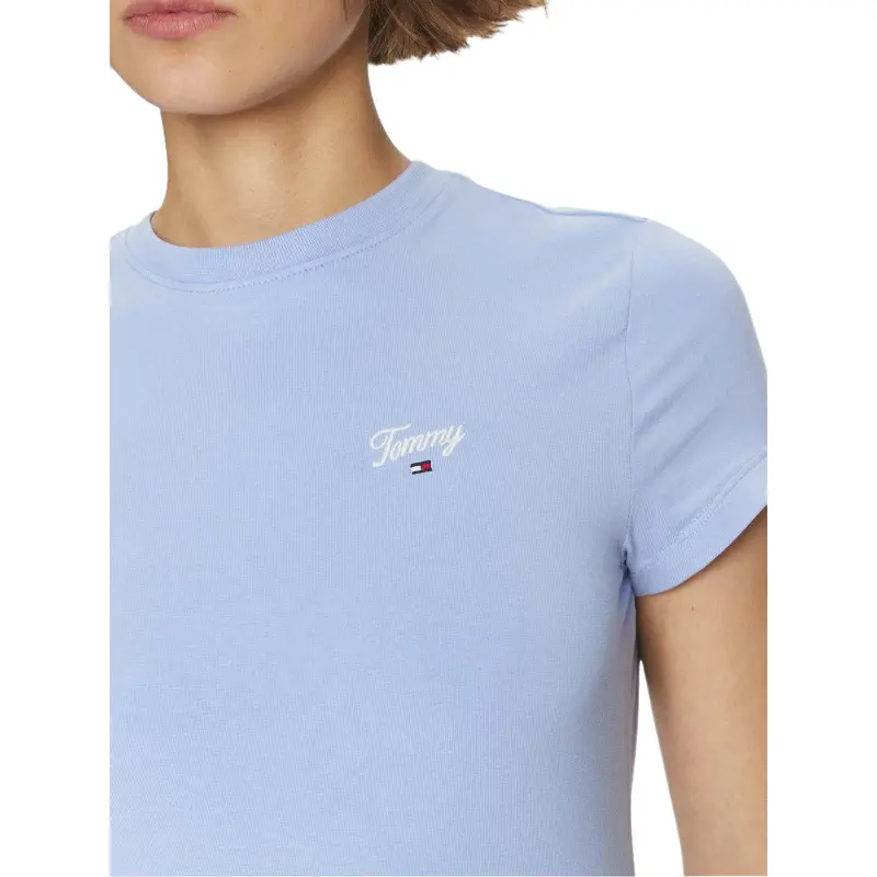 Tommy Hilfiger Short Sleeved Dresses Women's Light Blue-2