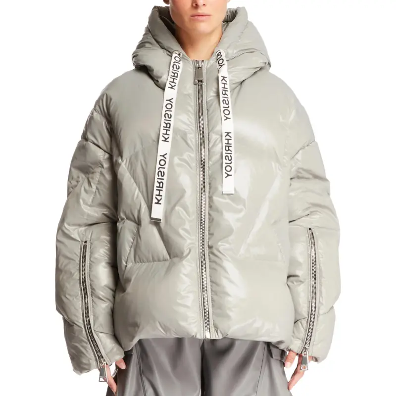 KHRISJOY Quilted Puffer Jacket-2