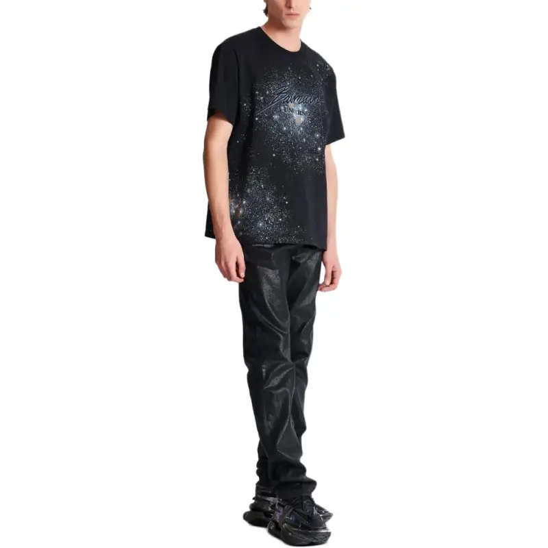 BALMAIN Universe & Stars T shirt-4