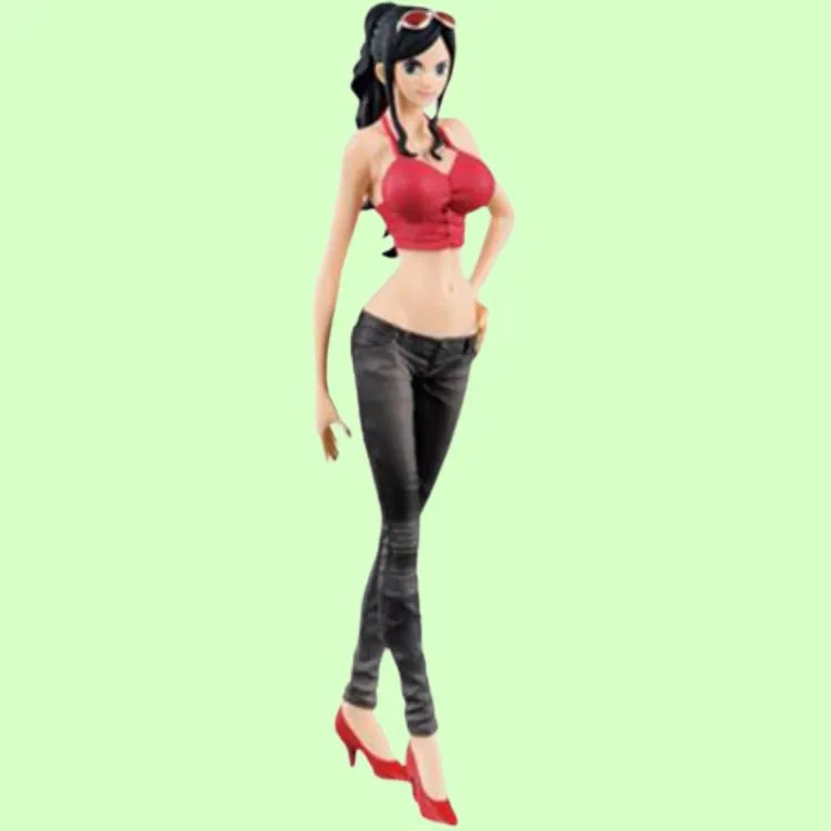 BANPRESTO Nico Robin Glass Factory Jeans Freak Vol. 3 One Piece Nico Robin Bonus Gifts Medium-1