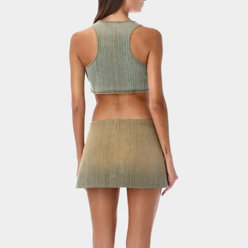 DIESEL De Top Fsd Tank Top 'Denim'-5