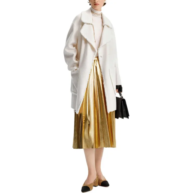 KARL LAGERFELD Coat Women's White-1