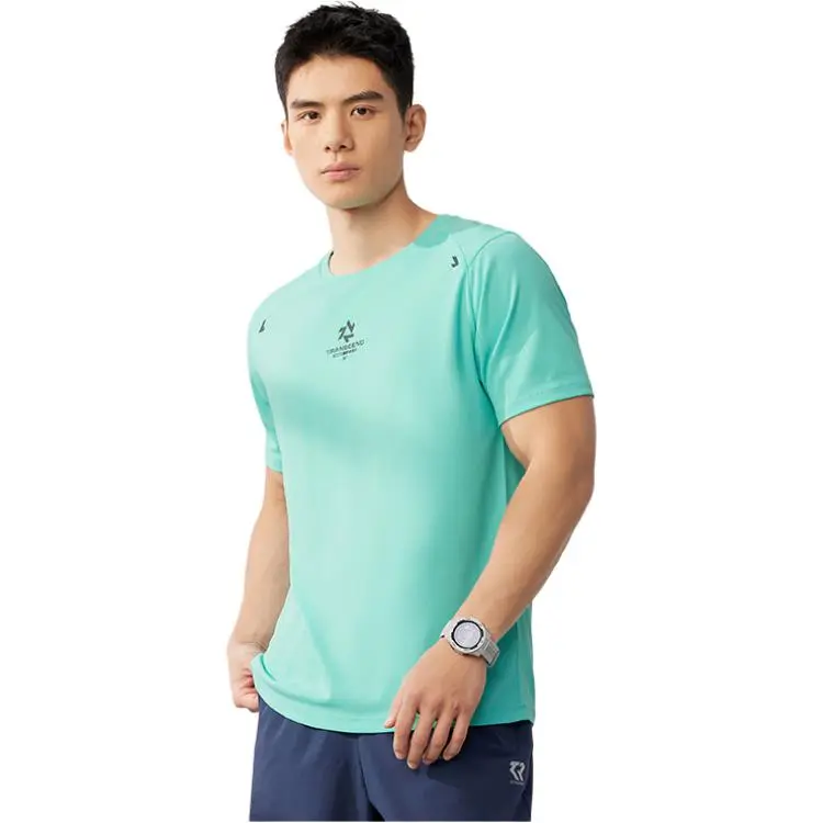361° T Shirts Men Vivid Aqua Blue-2