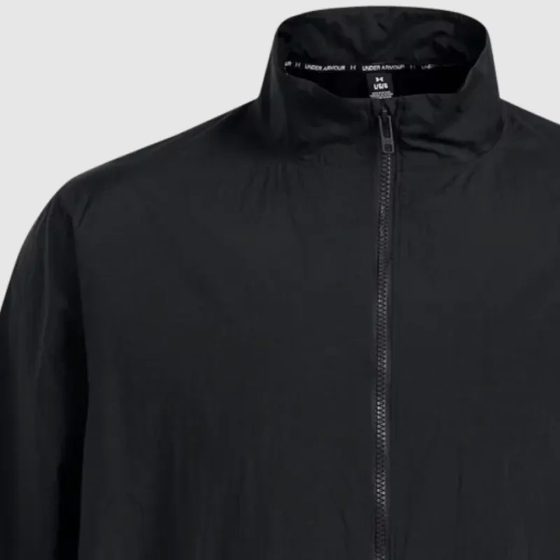 Under Armour Woven Collection CRINKLE Jackets Coats Men's Black-4