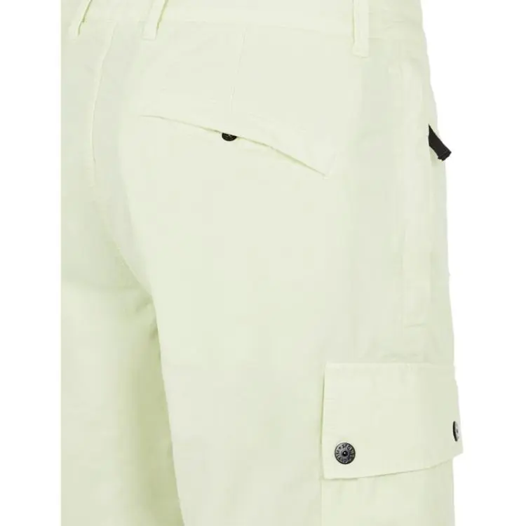 STONE ISLAND Casual Shorts Men Light Green-3