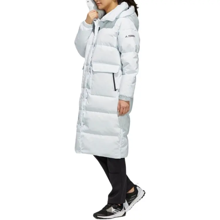 Adidas Down Jackets Women's Light Blue-3