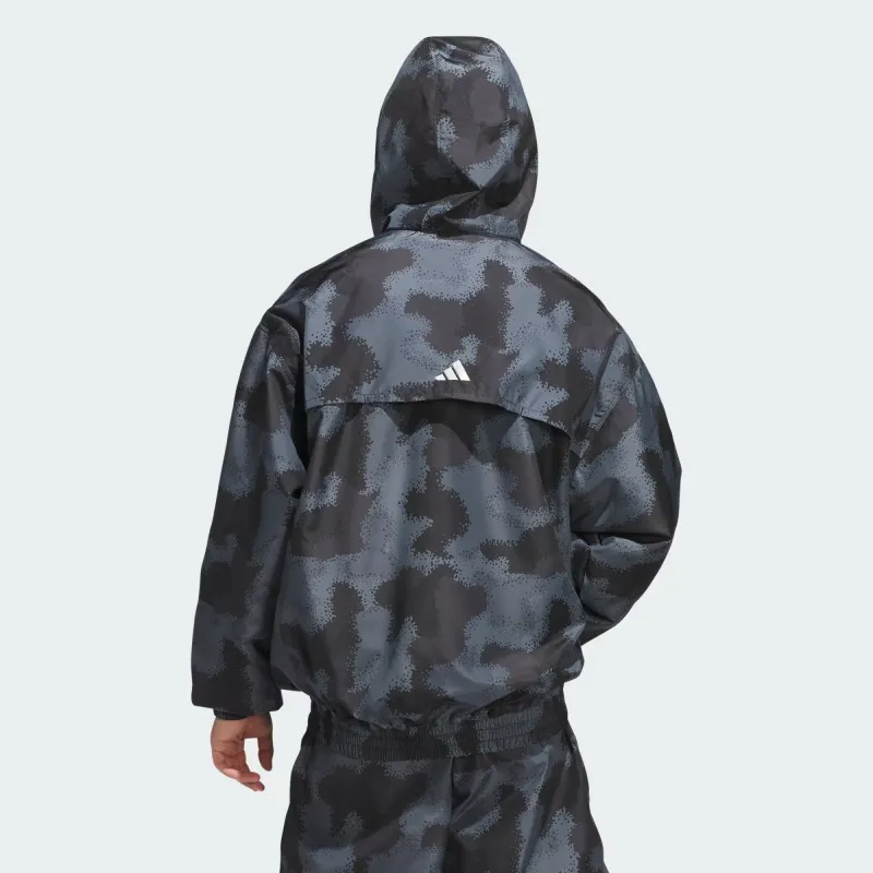 Adidas Free Shipping With AdiClub Anthony Edwards Camo Allover Print Anorak-3