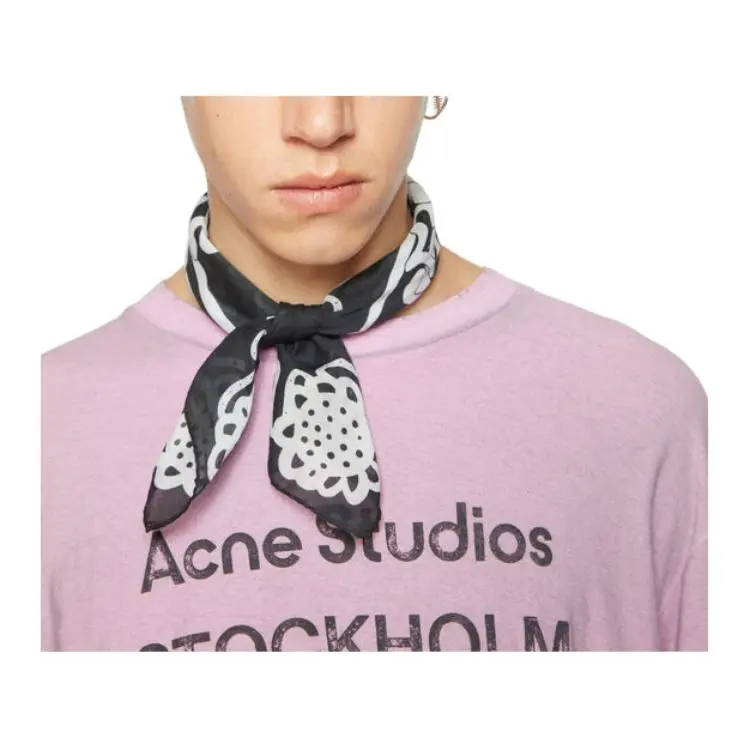 Acne Studios Printed Square Scarf-4