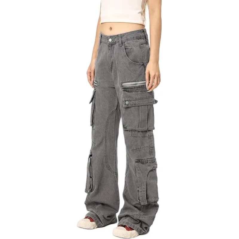NHZN Jeans Women's Gray-1