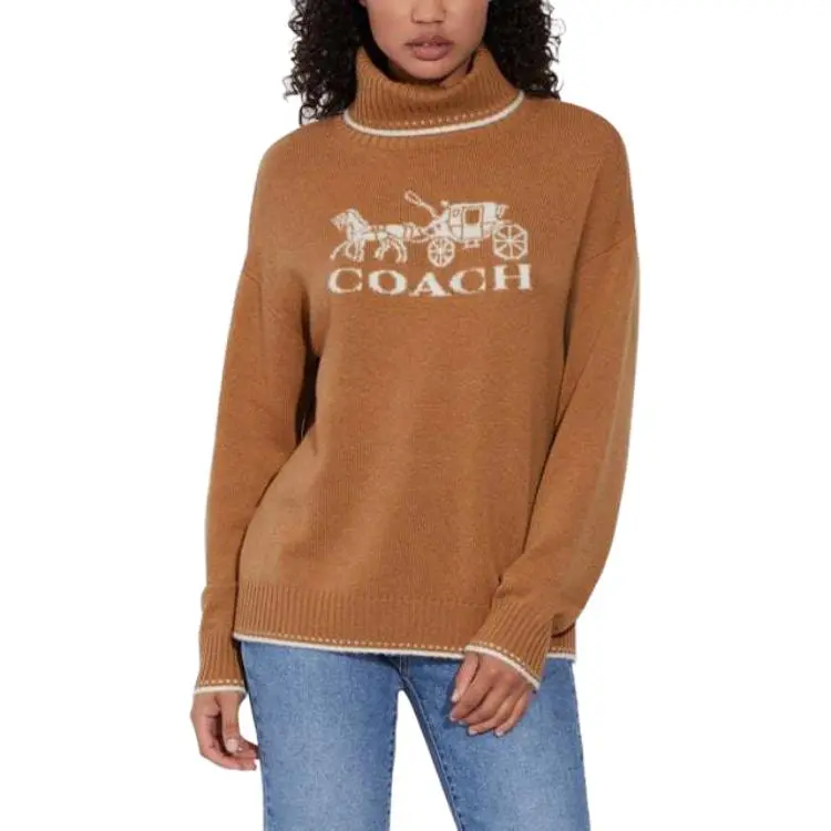 COACH FW22 Sweater Women's Orange-1