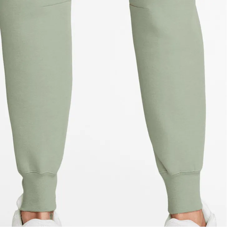 Nike FW24 AS W NSW TCH FLC MR JGGR Knitted Sports Pants Women's Green-4