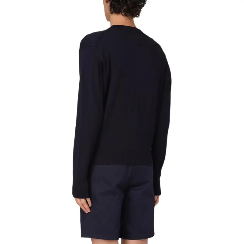AMIPARIS Paris Ami De Coeur Crewneck Knitted Cardigan-4