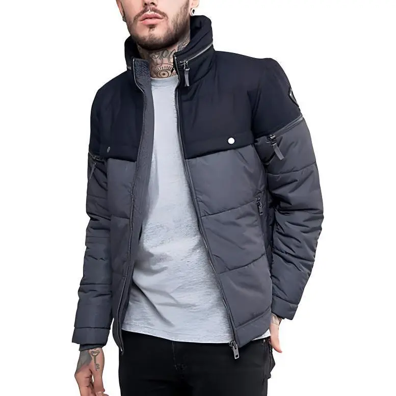 DIESEL Jackets Coats Men's Black Gray Color-1