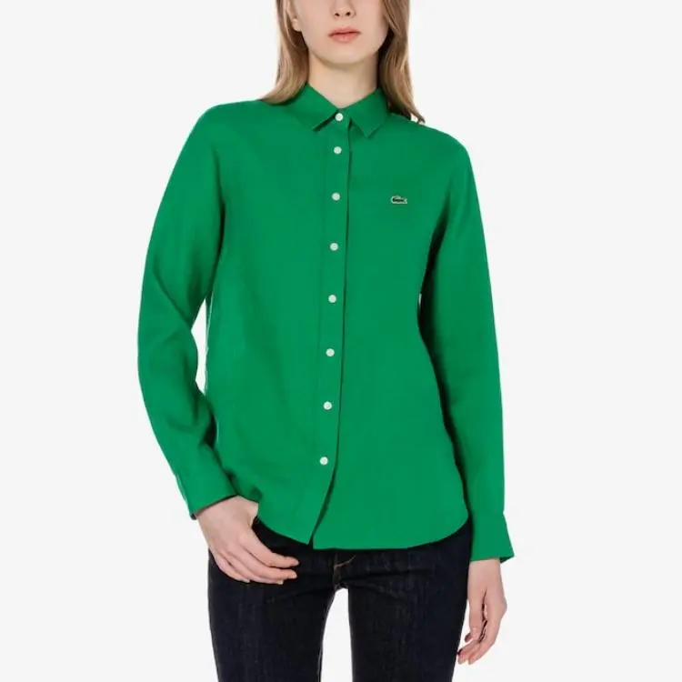 LACOSTE Shirts Women's Green-1