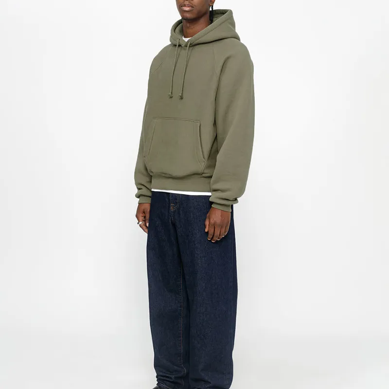 Stussy Fleece Raglan Hoodie-11