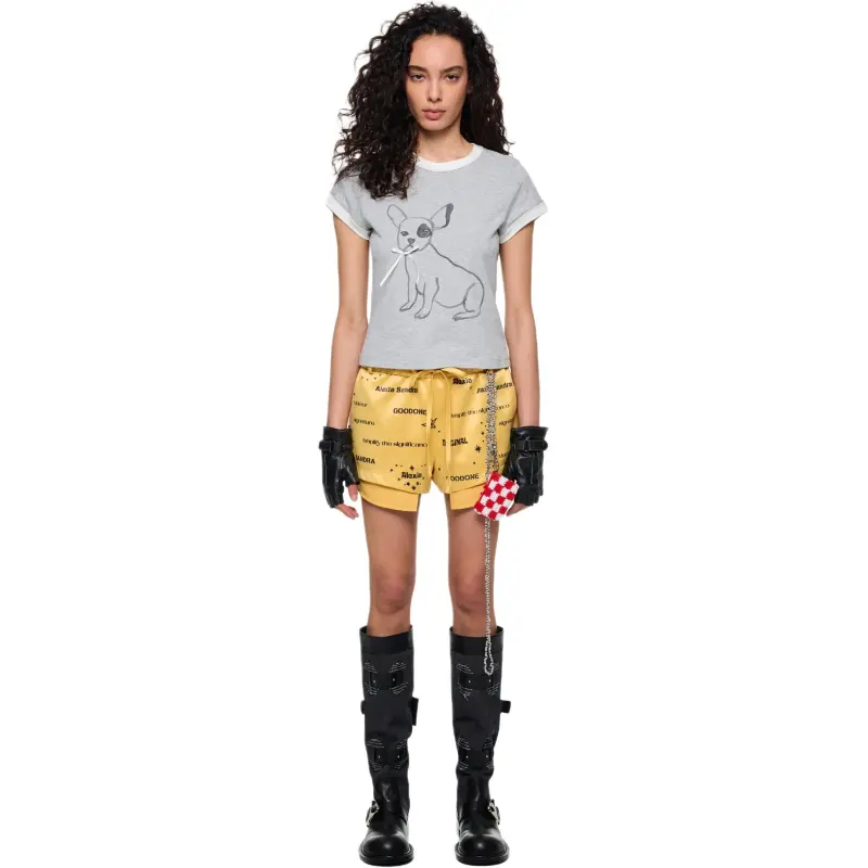 Alexia Sandra T Shirts Women's Gray-2