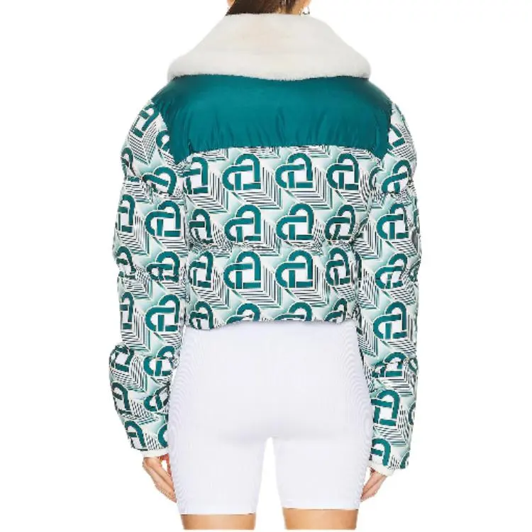 CASABLANCA Heart Monogram Puffer Jacket-4
