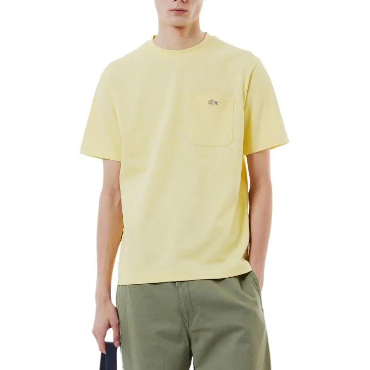 LACOSTE T Shirts Men Yellow-2
