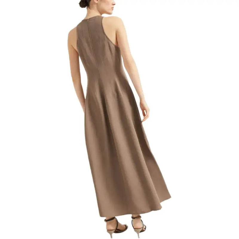 Brunello Cucinelli Sleeveless Crewneck Dress-2