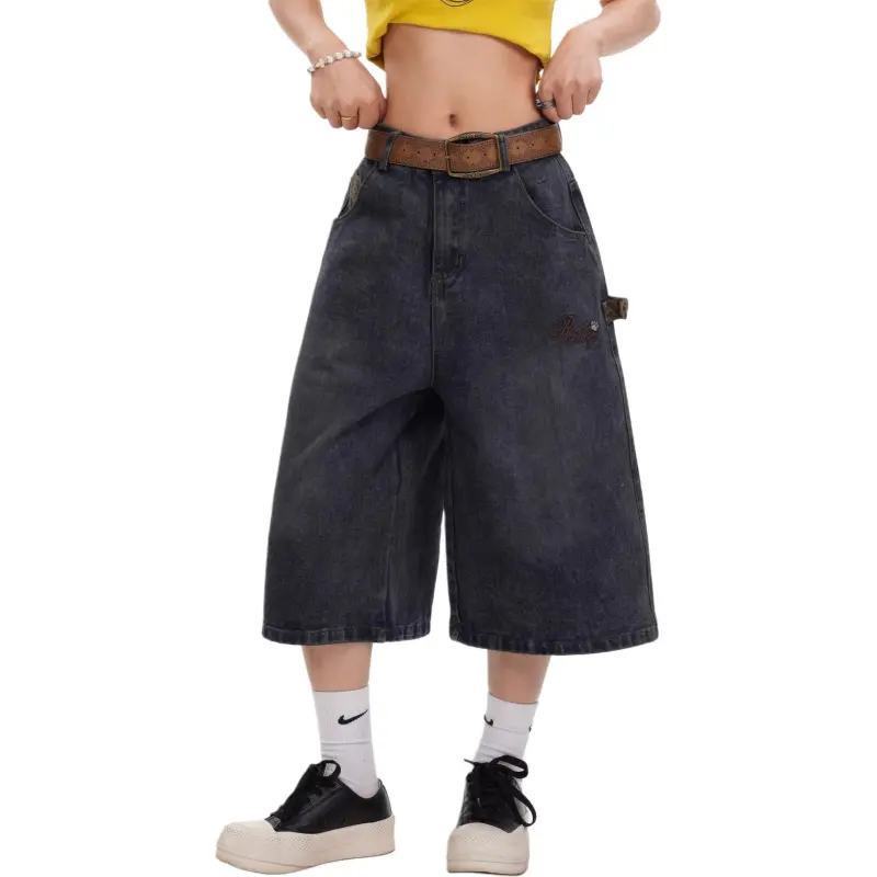 KVIV Denim Shorts Men Blue -4