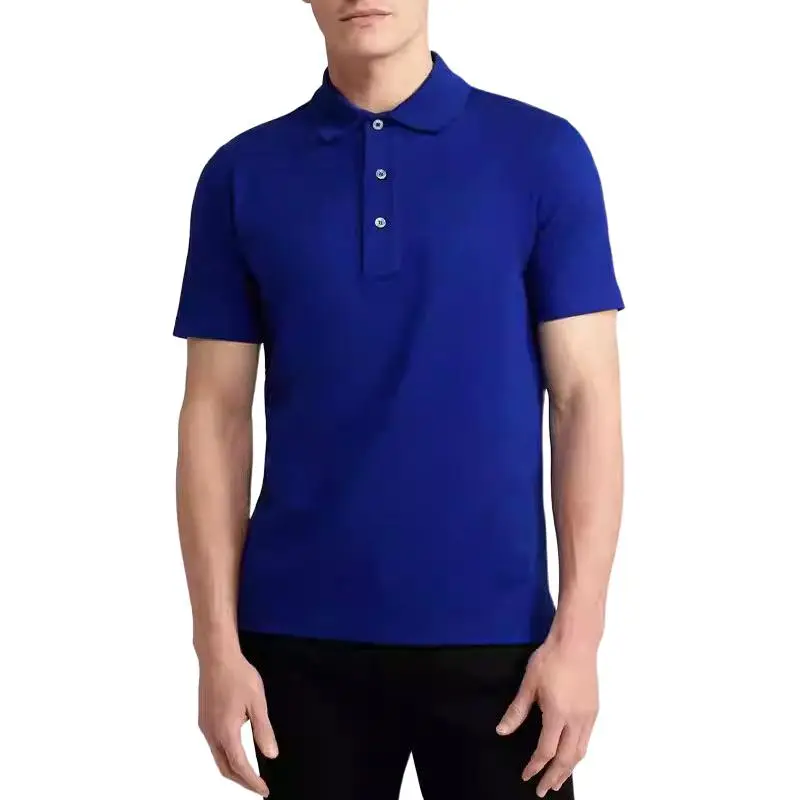 Dunhill Polo Shirt Men's Bright Blue-1