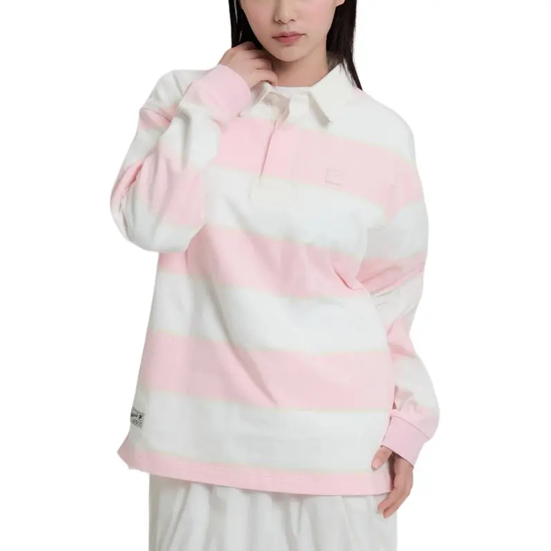 FILA Polo Shirts Unisex Pink-2